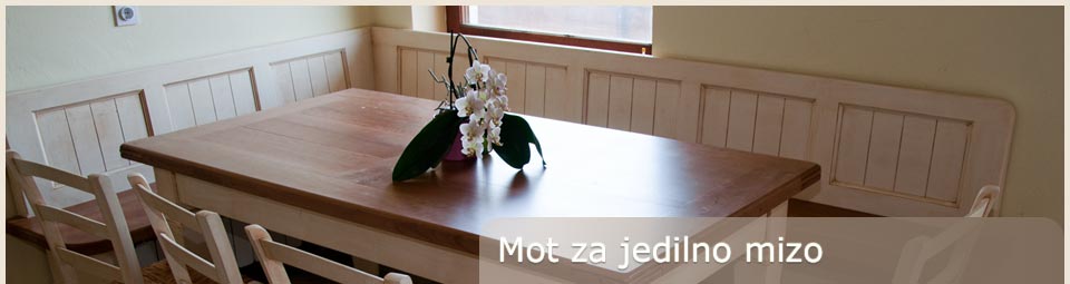 kot za jedilno mizo